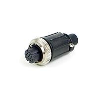 CONXALL SF3382-2FSG-520 Connectors Cable End w/ 16 solder cup female contacts : KEY F