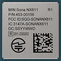 Ezurio 453-00156R Embedded Modules Module, Sona NX611, 1 x RF Trace, MIMO, SIP, Tape and Reel