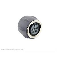 Eaton Souriau-Sunbank UTGX610E98S Plugs Plug, without backshell, with 6 female solder contacts, IP68/69K in unmated conditions
