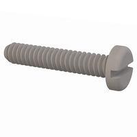 Essentra Components 010632P075PC Pan Slotted Pan Slotted Screw, #6-32 Thread, 3/4 Lg