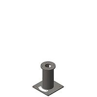 Swivellink RB-PED-12-CB200 Robot Pedestal 12" TALL COBOT PEDESTAL
