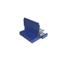 Amphenol FCI 65801-005LF Connectors Clincher&trade; Flex Connectors, Receptacle Assembly, Single Row, 5 Positions, 2.54mm (.100in) Pitch.
