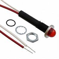 VCC 6091M1-12V Indicators RED DIFFUSED 3/8" MOUNTING HOLE