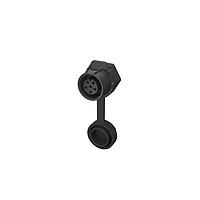 Amphenol Commercial Products MRDAH06L13000 Standard Circular Connector Harsh MRD Connector, IP67, SOCKET, 6PIN