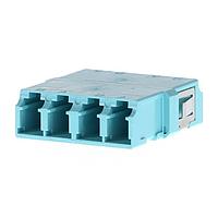 Molex 106123-3300 Adapters LC QUAD AQUA MTL SN QUAD AQUA MTL SNAP