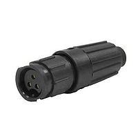 CONXALL W8282-3SG-P-522 Connectors 3#20 F Long Backshell .22 Grommet Size