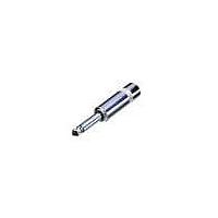 REAN NYS224-U Phone Connectors 1/4" MONO LONG HANDL NICKEL/SILVER; REAN