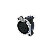 NEUTRIK NC4FBH Receptacles 4P F RECEPT B SER PCBH PN 1 GRD SEP NI