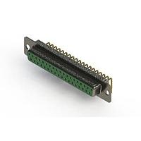 EDAC 622-M37-360-GN1 D-Sub Connectors - Standard Density EDAC Right Angle D-Sub Connector