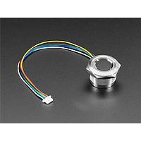 Adafruit 4651 Rugged Fingerprint Sensor Rugged Panel Mount Fingerprint Sensor with Bi-Color LED Ring - R503