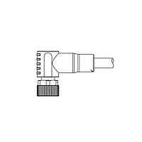 Same Sky (formerly CUI Devices) CDM818-03A-01FRA-2M -67 Straight Female Plug Blunt Cut Cable 3 Pins 60 V 3 A Screw Copper Alloyx 1.0 2 M 24 AWG