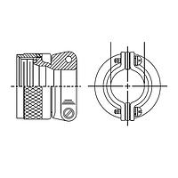 Glenair 620HS048N09 Strain Reliefs STRN RLF SELF LOCK ROTATE COUP STRAIGHT