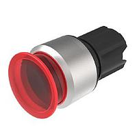 EAO 45-2631.38N0.000 Momentary, Round, Mushroom Head Mushroom-head pushbutton actuator illuminated white transparent D30 momentary front metal housing plastic
