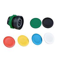 SCHNEIDER ZB5AA9 Switch Actuators FLUSH PSH, W/6 COLOR CAPS