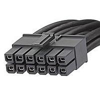 Molex 45136-1210 Discrete Wire Mega-Fit CABLE ASSY 12CKT DR 1MM BLK
