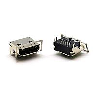 Rego Electronics RG9922-111D2E-01B0 HDMI Connectors Right Angle mounted, PTH 1u" Gold plated w/shield 6.13mm H