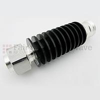Fairview SA3D511-10 10 dB Fixed Attenuator 7/16 Male To 7/16 Female Up To 3 GHz Rated To 50 Watts With Black Aluminum Heatsink Body