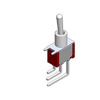 Dailywell 1MS1T1B4M7QES Toggle Switches toggleSPDT switch on-on vertical right angle pc thru-hole