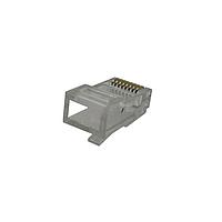 Adam Tech MTP-88-U Strain Relief 8P8C PHONE PLUG GOLD PLATED