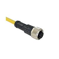 Amphenol LTW M12A-03BFFM-SL8A03 Sensor Cables / Actuator Cables M12 Circular Metric Connector, A Code, Metal, 4A, 03 pins, Female Connector, Female Contact, Straight, Screw Thread, Overmolded, Length 3000mm, IP68 / IP69K