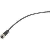 HARTING 21348500491005 Ethernet Cables / Networking Cables M12-A 4PIN FML STRT SINGLE END 0.5M PUR