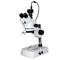 HST JSZ7 Trinocular Continuous Zoom Stereomicroscope (Trinocular, 0.7×-4.5×)
