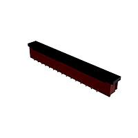Amphenol FCI SFW20S-6STME1LF Board Mount 1.00mm Flex Connector, SFW Straight series, 22 Position, Top Entry Surface Mount, ZIF, CIC connector with Mount plate, Lead Free.