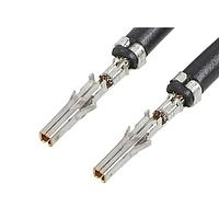 Molex 215340-1222 Pre-Crimped Lead MINI-FIT JR. F-F 150MM 16 AWG BK Au