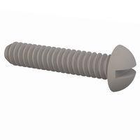 Essentra Components 010632R068 Round Slotted Round Slotted Screw, #6-32 Thread, 11/16 Lg
