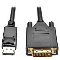 Tripp Lite P581-003-V2 Adapter Cable DisplayPort 1.2toDVI Act Adptr Cable 3'