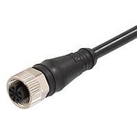 Molex 1200698597 Sensor Cables / Actuator Cables CSE M12 5P AC FE STR WSOR 1M SE SHLD BK