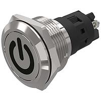 EAO 82-6152.2000.B002 Anti-Vandal 82-6152.2000.B002.pushbutton.maintained.22 mm.stainless steel.flush/flat.no LED.no colour.no LED.screw terminal.stand by