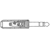 Switchcraft S260 Phone Connectors 3 COND.206"BLACK