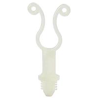 Essentra Components BHKL-350-10-01 Twist Tie Curly Lock,Blnd Hl,Nat,.30 in-.40 in
