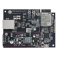 Espressif Systems ESP32-ETHERNET-KIT-VE Ethernet Development Tools An Ethernet-to-Wi-Fi development board supports10/100 Fast Ethernet with RJ45 interface, PoE power, Wi-Fi 802.11b/g/n and JTAG debug.