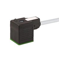 Murrelektronik 7000-18021-2161000 Sensor Cables / Actuator Cables MSUD VALVE PLUG FORM A 18MM, PVC 3X0.75 GRAY, 10m