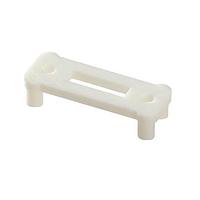 BIVAR 361-200 Insulator Perm-O-Pad Rect Cap Mnt White