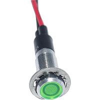 Mallory Sonalert FL1M-8FW-1-G3V Indicators LED GRN 8MM NUT 3VAC/DC