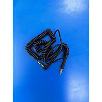 TREK N9070 6' Blk Coiled Cord w/Blk Rt Angle Banana for