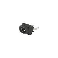 Schurter 6160.0009 Inlets 2572 C8 Inlet w/ Solid Pins