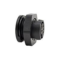 Amphenol Tuchel C091 31G105 209 5 U Connectors Female Receptacle, Quicklock, Size M16, 5 Contacts, Gold Contact Plating, 5B Arrangement, Hex Nut