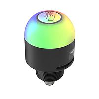 Banner Engineering K50PTAMGRY3AQ Pro Touch Audible Button K50 Pro Touch Series: 3-Color RGB Touch Sensor with Audible; 12-30 V dc; Polycarbonate; IP67 IP69K; Bimodal, NO, Momentary; Multicolor; 5-Pin M12 Integral QD
