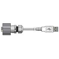 Amphenol CONEC 17-200701 USB 2.0 USB 2.0 IP67 MT Bay Cup to TypeASTN 4.5M