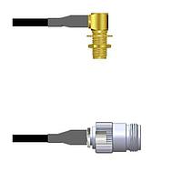 Amphenol Custom Cable Q-2P0200003108i RF Cable Assemblies SMA-RJB/N-SJ G174 108I