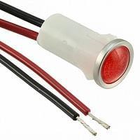 VCC 1092D1-28V Indicators PMI RED SEMI-DOME 28V W/WIRES