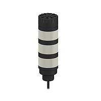 Banner Engineering TL50BYRQP Tower Lights TL50 Tower Light: 3-Color Indicator; Voltage: 18-30 V dc or 24 V ac; Environmental Rating: IP67; Input: Bimodal; Colors: Blue Yellow Red; 150 mm (6 in) 4-pin M12 PVC Pigtail QD