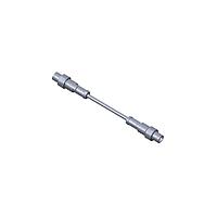 Amphenol LTW M12D04ML-12DML-PB003 Sensor Cables / Actuator Cables Circular Metric Connector MPronto-12 (M12 Push Pull), D Code, Metal, 4A, 04 pins, Male Connector, Male Contact, Straight-to-Straight, Overmolded Double Ended, Length 3000mm, IP68 Mated