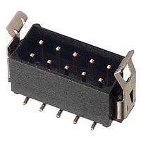Harwin M80-8281042 Shrouded 5+5 POS VERT MALE LATCHED TIN