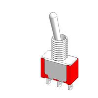 Mountain Switch 108-1MS2T1B1M1QE-EVX Toggle Switch SWITCH TOGGLE SPDT