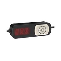 Banner Engineering PTL110S-FF100TD3-QP150 LED Modules PTL110 Node; Voltage: 10-30 V dc; Environmental Rating: IP54; 100 mm Fixed Field; Touch Sensor; 3-digit 14-segment LED Display; 150 mm (6 in) M12 PVC Pigtail QDs
